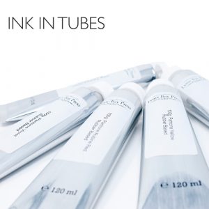 Letterpress ink in Tubes