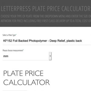 Plate Price Calculator