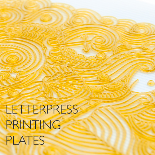 Letterpress printing Plates
