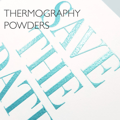 Letterpress Thermography Powders