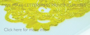 we makee letterpress printing plates