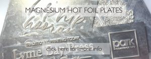 Magnesium Hot Foil Plates
