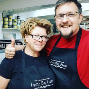 Lisa and Ross Lyme bay Press